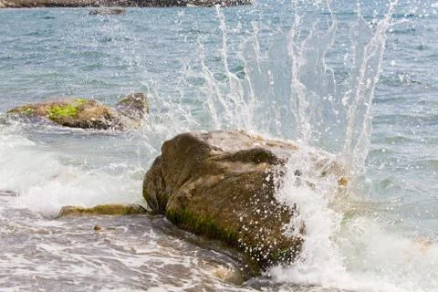 Sea surf wave Stock Photos