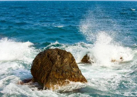 Sea surf wave Stock Photos