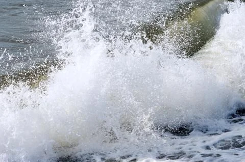 Sea surf wave Stock Photos