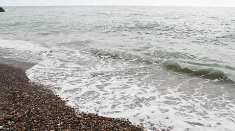 Sea surf with waves from Stock Footage 52894331