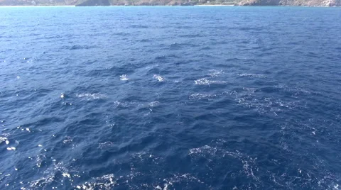 Sea Surface and Island Видео 47984885