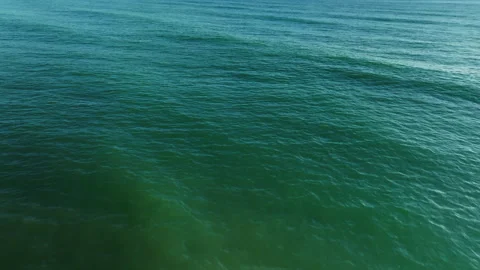 Sea surface background, Waves crashing Foaming and Splashing in the ocean,Beach  Stock Footage 333623761
