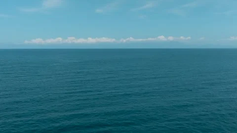Sea surface with blue ocean in the Philippines. Stock Footage 280962157