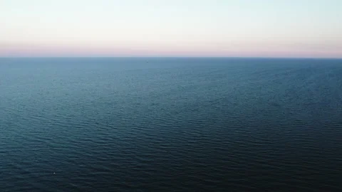 Sea surface in calm, windless weather. Stock Footage 162599658