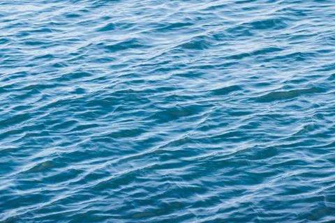 Sea surface with daylight reflections Stock Photos