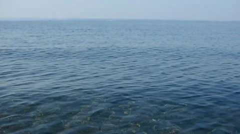 Sea Surface With Gentle Waves. Nature Background. Video stock 67831190