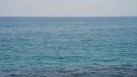 Sea surface on the horizon Stock Footage 81639172