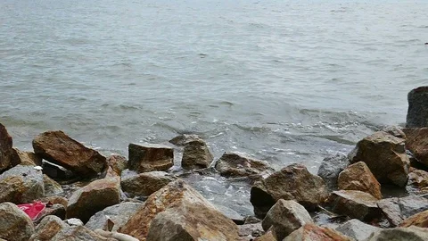 Sea surface movement Stock Footage 89613392