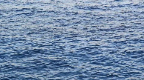 The sea surface. The ocean water surface with beautiful color blue, loopable Stock Footage 42279942