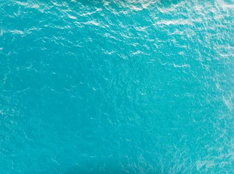 Sea surface ocean waves background,Top view ocean sea water texture backgroun Foto stock