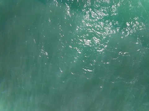 Sea surface ocean waves background,Top view ocean sea water texture backgroun Foto stock