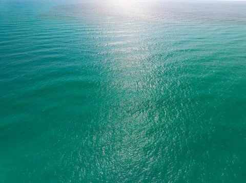 Sea surface ocean waves background,Top view ocean sea water texture backgroun 스톡 사진