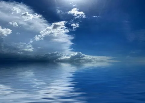The sea surface Foto stock