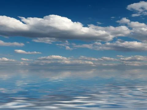 The sea surface Stock Photos