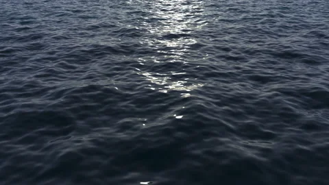 Sea surface with slow moving waves. Stock Footage 162155204