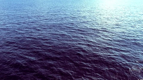 Sea Surface With Small Waves Stock Footage 114250792