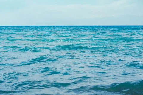 Sea surface summer wave background. Natural tropical water Paradise. Cube nat 스톡 사진