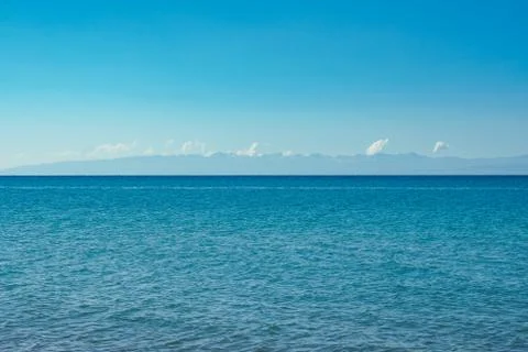 Sea surface summer wave background. Natural tropical water Paradise. Cube nat Stock Photos