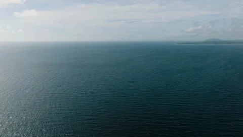 Sea surface with sunlight reflection. San Jose, Romblon, Philippines. Stock Footage 305130677