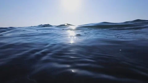 Sea Surface from Underwater Stock Footage 94816479