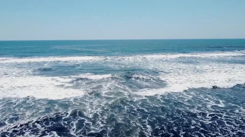 Sea Surfing: Glide Over the Waves Stock Footage 293882170