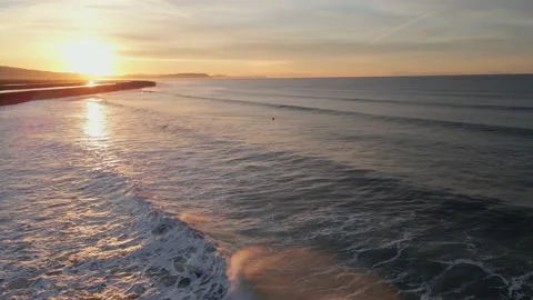 Sea, Surfing, waves 4K UHD (3840x2160 25fps 100Mbps) (24) Stock Footage 174557046