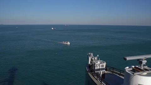 The sea of Taejongtae, Busan Stock Footage 101003729