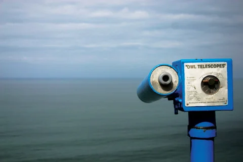 Sea telescopes Stock Photos