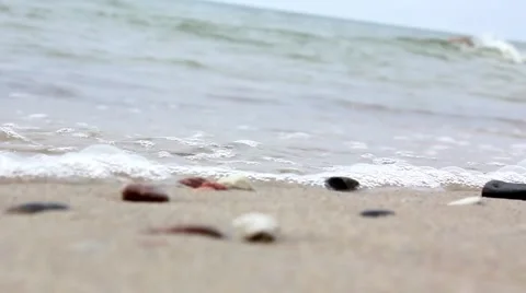 Sea tide 스톡 동영상 57108191