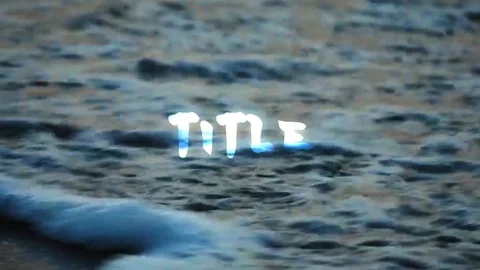 Sea Title Stock After Effects