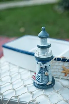 Sea tower light Stock Photos