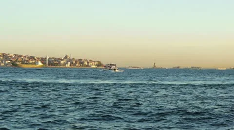 Sea Traffic in Bosphorus Video stock 10909751