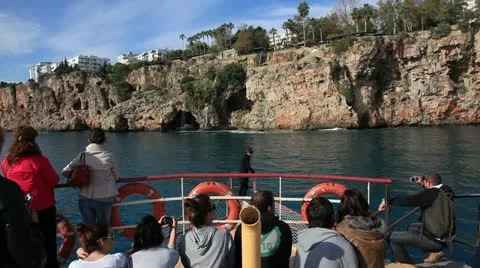 Sea trip Stock Footage 12735586