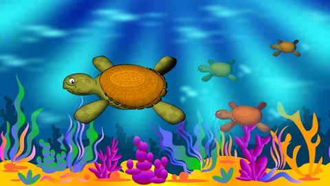 Sea turtle Stock Footage 135214086
