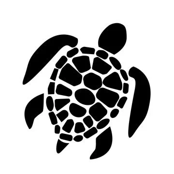 Sea turtle icon on white background. sea turtle symbol. turtle sign. Stock-Illustration