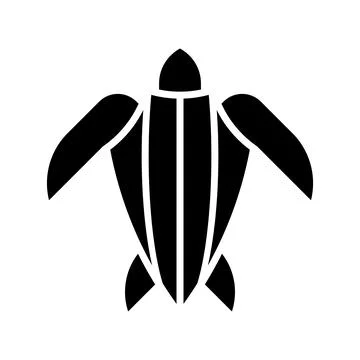 Sea Turtle Logo 스톡 일러스트