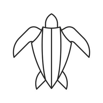 Sea Turtle Logo 스톡 일러스트