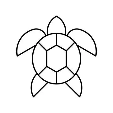 Sea Turtle Logo Stock Illustration