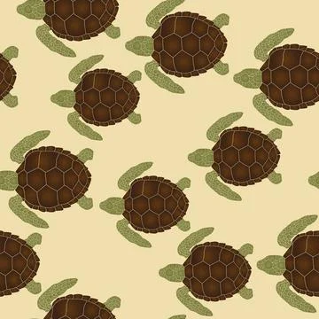 Sea turtles pattern Seamless pattern with swimming sea turtles Copyright: ... Stock Photos