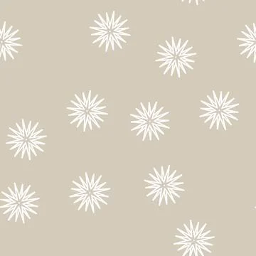 Sea urchin line seamless pattern Stockillustratie