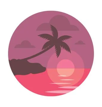Sea Vector Icon Stock Illustration