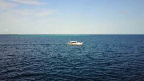 Sea vessel is sailing Video stock 164876695