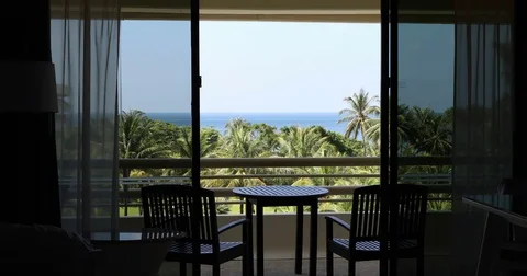 Sea view from the apartment Stock Footage 73111920