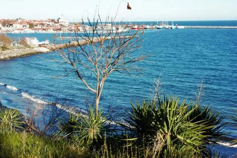 Sea view from the beach Stock Photos