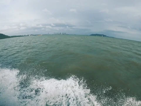 A sea view from a boat Video stock 201928509
