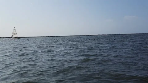 Sea ​​view from the boat Stock Footage 217737287