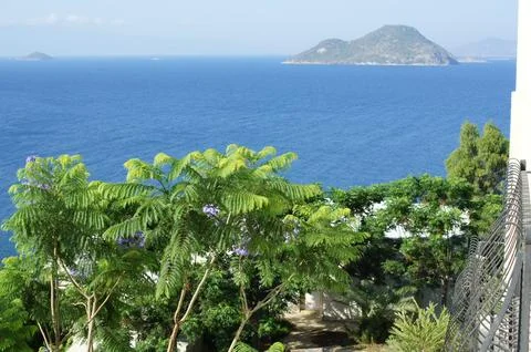 Sea view Bodrum Stock Photos