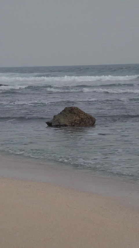 Sea view from the cliff Видео 341091449