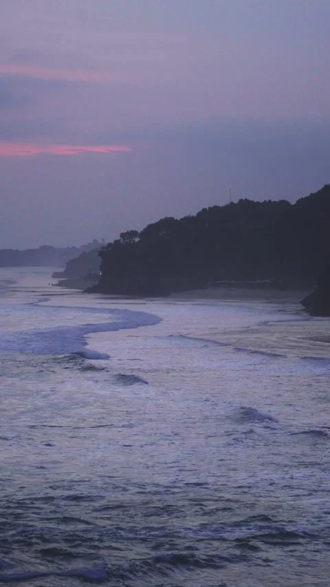 Sea view from the cliff Видео 341092187