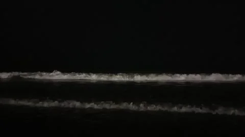 A sea view during the night Vidéo 331114640